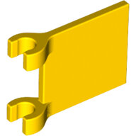 LEGO Yellow Flag 2 x 2 Square 2335 - 6012442
