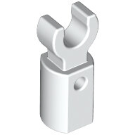 LEGO White Bar Holder with Clip 11090 - 6052824
