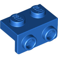 LEGO Blue Bracket 1 x 2 - 1 x 2 99781 - 6163471