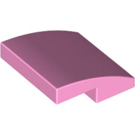 LEGO Bright Pink Slope, Curved 2 x 2 15068 - 6230082