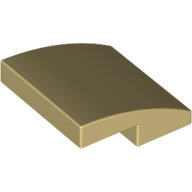LEGO Tan Slope, Curved 2 x 2 15068 - 6046924