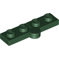 LEGO Dark Green Hinge Plate 1 x 4 Swivel Base with Same Color Hinge Plate 1 x 4 Swivel Top (2429 / 2430) 2429c01 - 6102779