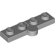 LEGO Light Bluish Gray Hinge Plate 1 x 4 Swivel Base with Same Color Hinge Plate 1 x 4 Swivel Top (2429 / 2430) 2429c01 - 6102769