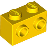 LEGO Yellow Brick, Modified 1 x 2 with Studs on 1 Side 11211 - 6119197