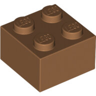 LEGO Medium Nougat Brick 2 x 2 3003 - 6058085
