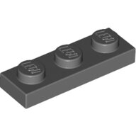 LEGO Dark Bluish Gray Plate 1 x 3 3623 - 4211133
