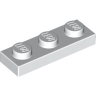 LEGO White Plate 1 x 3 3623 - 362301
