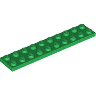 LEGO Green Plate 2 x 10 3832 - 383228