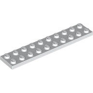 LEGO White Plate 2 x 10 3832 - 383201