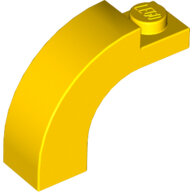 LEGO Yellow Brick, Arch 1 x 3 x 2 Curved Top 6005 - 4652261