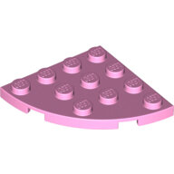 LEGO Bright Pink Plate, Round Corner 4 x 4 30565 - 6213793
