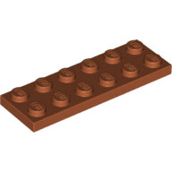 LEGO Dark Orange Plate 2 x 6 3795 - 6219673