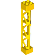 LEGO Yellow Support 2 x 2 x 10 Girder Triangular Vertical - Type 4 - 3 Posts, 3 Sections 95347 - 6074687