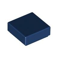 LEGO Dark Blue Tile 1 x 1 with Groove (3070) 3070b - 4631385
