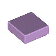 LEGO Lavender Tile 1 x 1 with Groove (3070) 3070b - 6211403