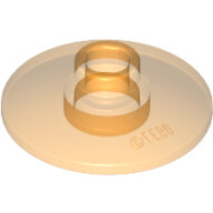 LEGO Trans-Orange Dish 2 x 2 Inverted (Radar) 4740 - 6109454