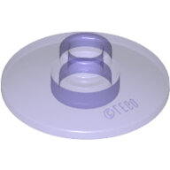 LEGO Trans-Purple Dish 2 x 2 Inverted (Radar) 4740 - 6097512
