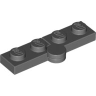LEGO Dark Bluish Gray Hinge Plate 1 x 4 Swivel Base with Same Color Hinge Plate 1 x 4 Swivel Top (2429 / 2430) 2429c01 - 6102774
