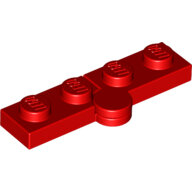 LEGO Red Hinge Plate 1 x 4 Swivel Base with Same Color Hinge Plate 1 x 4 Swivel Top (2429 / 2430) 2429c01 - 6102786