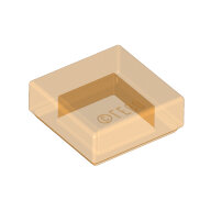 LEGO Trans-Orange Tile 1 x 1 with Groove (3070) 3070b - 6109457