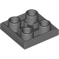 LEGO Dark Bluish Gray Tile, Modified 2 x 2 Inverted 11203 - 6013082