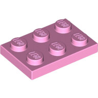 LEGO Bright Pink Plate 2 x 3 3021 - 6102999