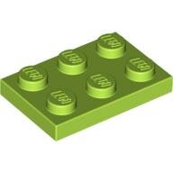 LEGO Lime Plate 2 x 3 3021 - 4210215