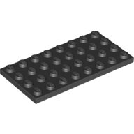 LEGO Black Plate 4 x 8 3035 - 303526