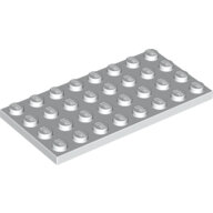 LEGO White Plate 4 x 8 3035 - 303501
