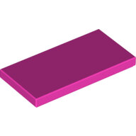 LEGO Dark Pink Tile 2 x 4 87079 - 6056261