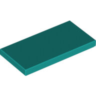 LEGO Dark Turquoise Tile 2 x 4 87079 - 6223065