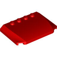 LEGO Red Wedge 4 x 6 x 2/3 Triple Curved 52031 - 4259903