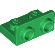 LEGO Green Bracket 1 x 2 - 1 x 2 Inverted 99780 - 6099243