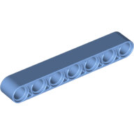 LEGO Medium Blue Technic, Liftarm 1 x 7 Thick 32524 - 6164394