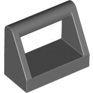 LEGO Dark Bluish Gray Tile, Modified 1 x 2 with Handle 2432 - 4211039