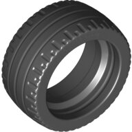LEGO Black Tire 24 x 12 Low 18977 - 6102596
