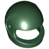 LEGO Dark Green Minifigure, Headgear Helmet Motorcycle (Standard) 2446 - 4298613