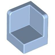 LEGO Bright Light Blue Panel 1 x 1 x 1 Corner 6231 - 4621165