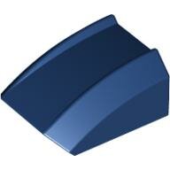 LEGO Dark Blue Slope, Curved 2 x 2 Lip 30602 - 4226115