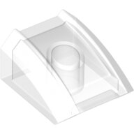LEGO Trans-Clear Slope, Curved 2 x 2 Lip 30602 - 6166113