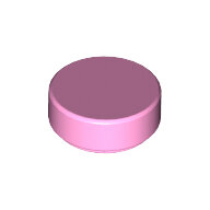 LEGO Bright Pink Tile, Round 1 x 1 98138 - 6055380