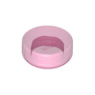 LEGO Trans-Dark Pink Tile, Round 1 x 1 98138 - 6053876