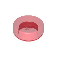 LEGO Trans-Red Tile, Round 1 x 1 98138 - 4646864