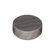 LEGO Flat Silver Tile, Round 1 x 1 98138 - 4655241