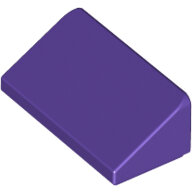 LEGO Dark Purple Slope 30 1 x 2 x 2/3 85984 - 4566607