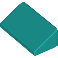 LEGO Dark Turquoise Slope 30 1 x 2 x 2/3 85984 - 6228967