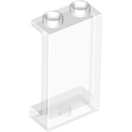 LEGO Trans-Clear Panel 1 x 2 x 3 with Side Supports - Hollow Studs 87544 - 6211814