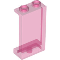 LEGO Trans-Dark Pink Panel 1 x 2 x 3 with Side Supports - Hollow Studs 87544 - 6238031