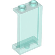 LEGO Trans-Light Blue Panel 1 x 2 x 3 with Side Supports - Hollow Studs 87544 - 6239391