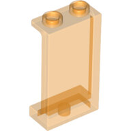 LEGO Trans-Orange Panel 1 x 2 x 3 with Side Supports - Hollow Studs 87544 - 6126967